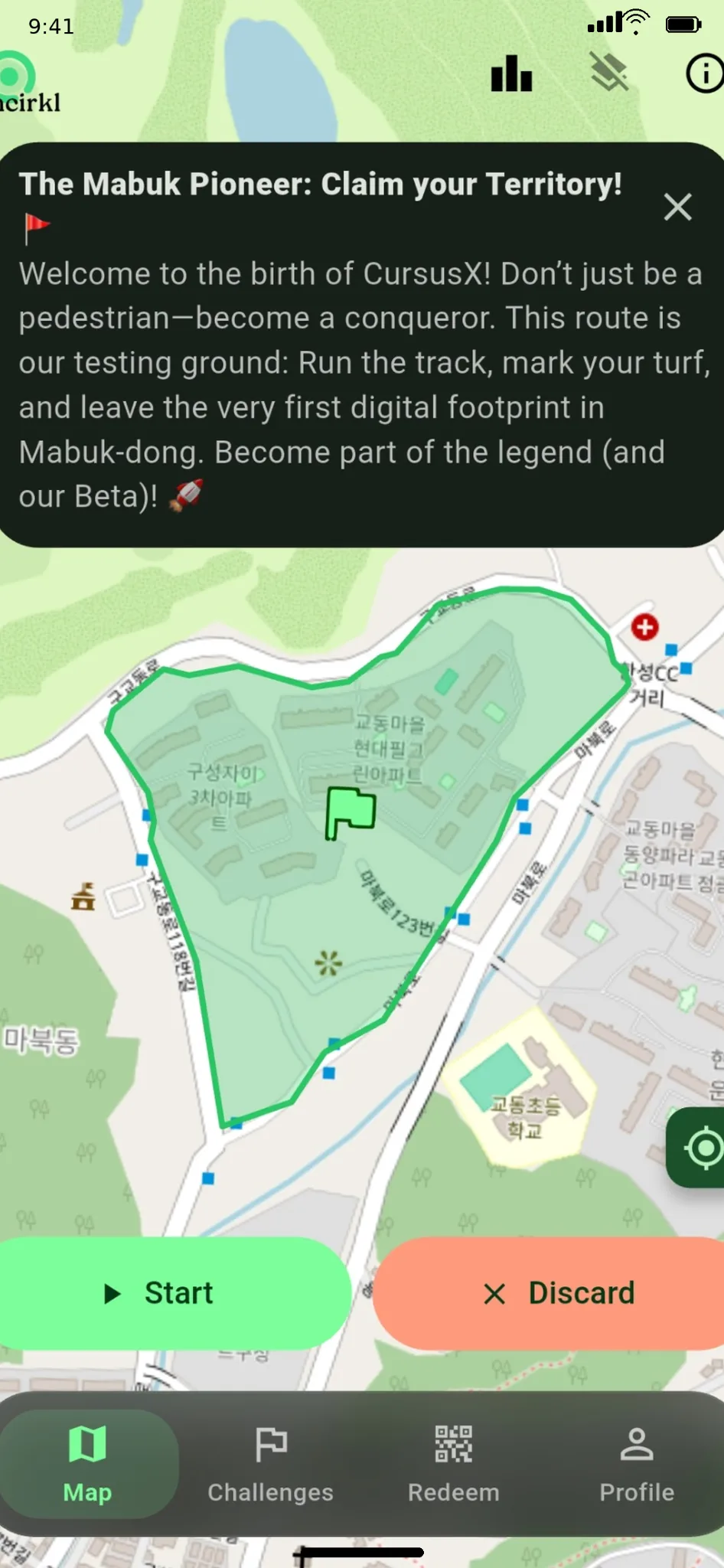encirkl challenge map